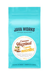 Java Works Coffee - Cinnamon Hazelnut Flavored Coffee | 12 ounces | Medium Roast | Whole Bean | No Sugar Added
