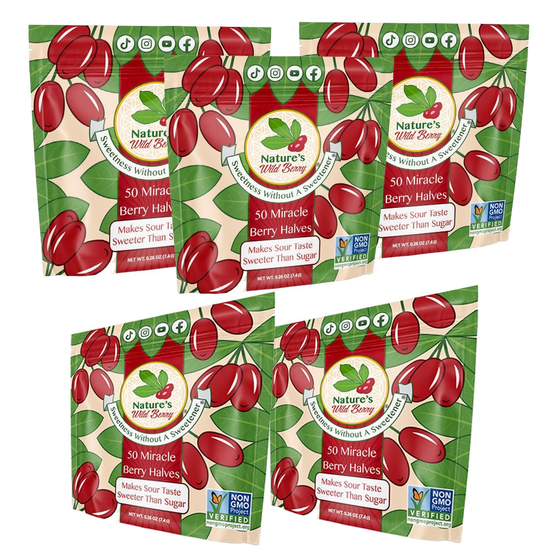 Natures Wild Berry 5 Count Freeze-Dried Berry Box for 50 Pack Program