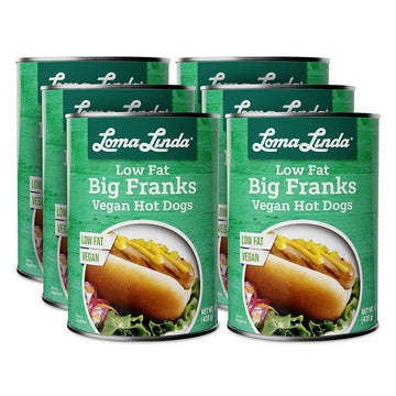 Loma Linda - Plant-Based Meats (Big Franks®, Low Fat (20 Oz.), 6 Pack)