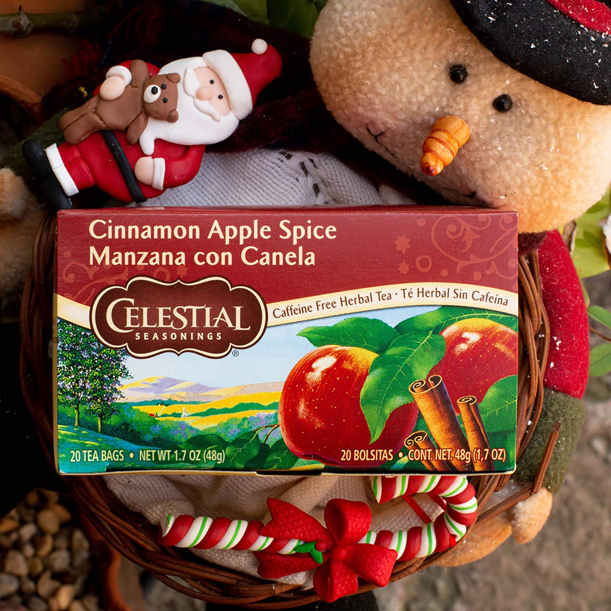 Celestial Seasonings Cinnamon Apple Spice Herbal Tea, 20 Bags