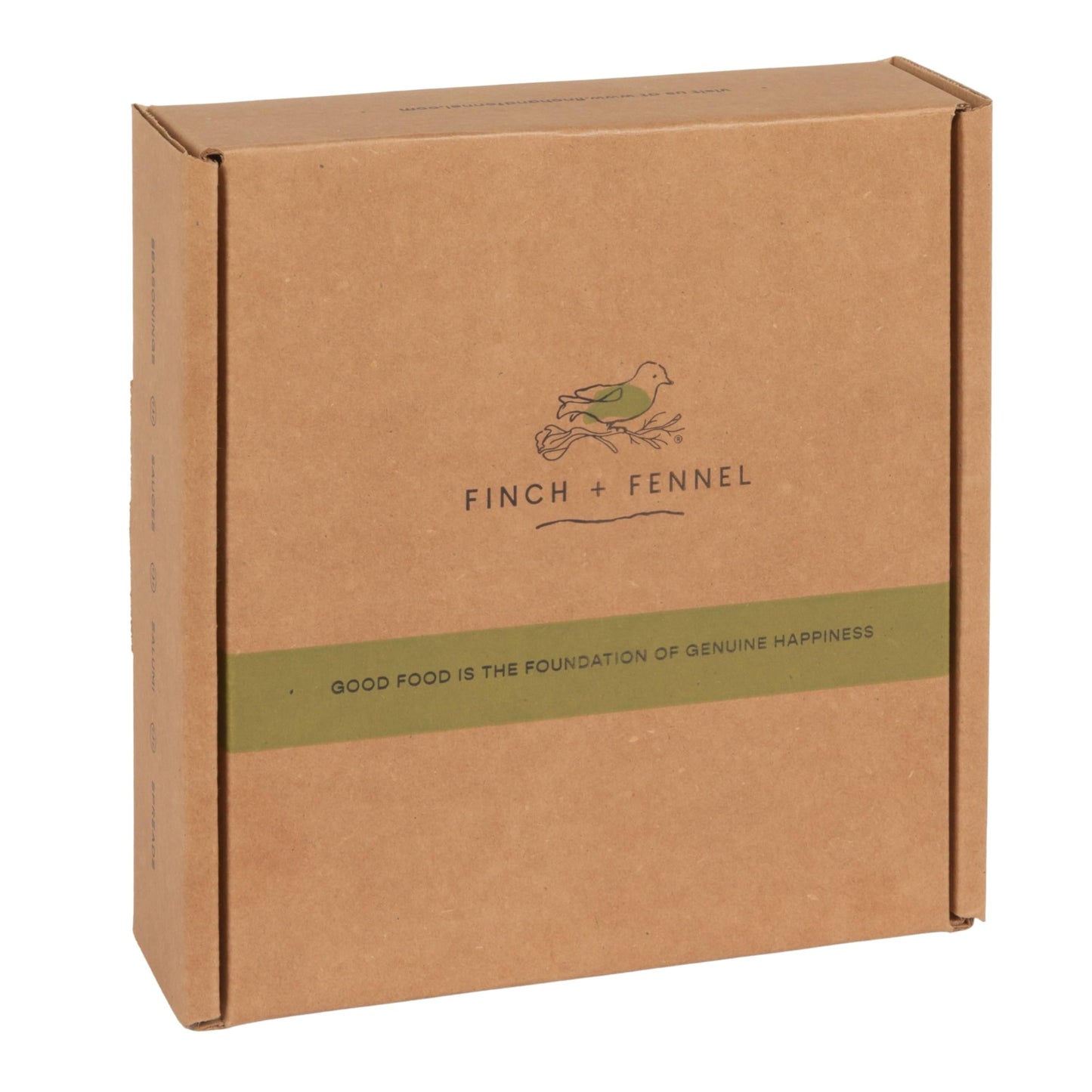 Finch + Fennel Mustard Sampler Pack Gift Box - 4 Pieces - Brown