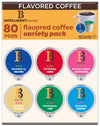 Intelligent Blends Flavored Variety Pack, 80Ct. Solar Energy Produced Recyclable Single Serve Flavored Coffee Pods Variety Pack