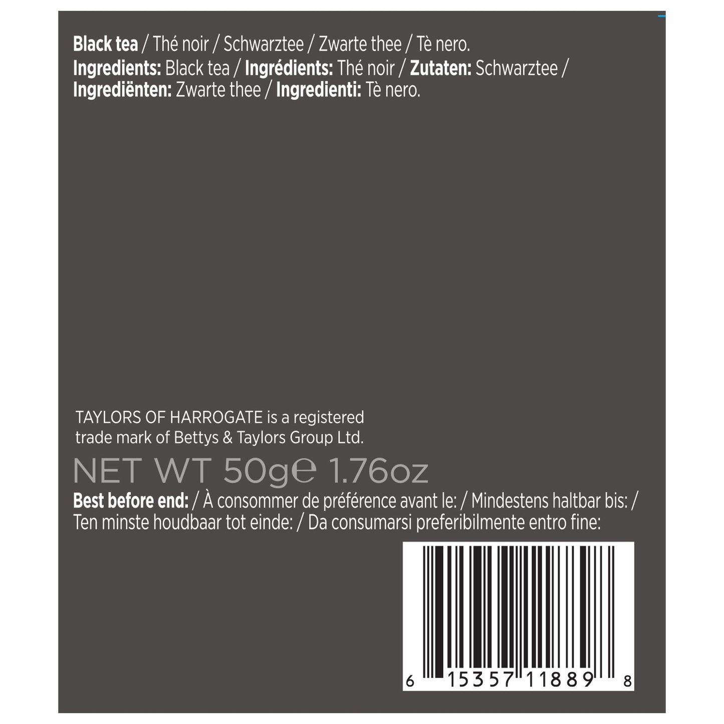 Taylors Of Harrogate Afternoon Darjeeling, 20 Count (Pack Of 6)