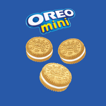 Oreo Mini Golden Sandwich Cookies, Big Bag, 3 Oz
