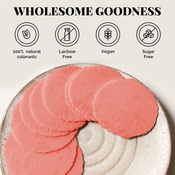 Kalan Mixed Berries Amaranth Flour Wafer Thins, Vegan And Sugar-Free, Pack Of 6