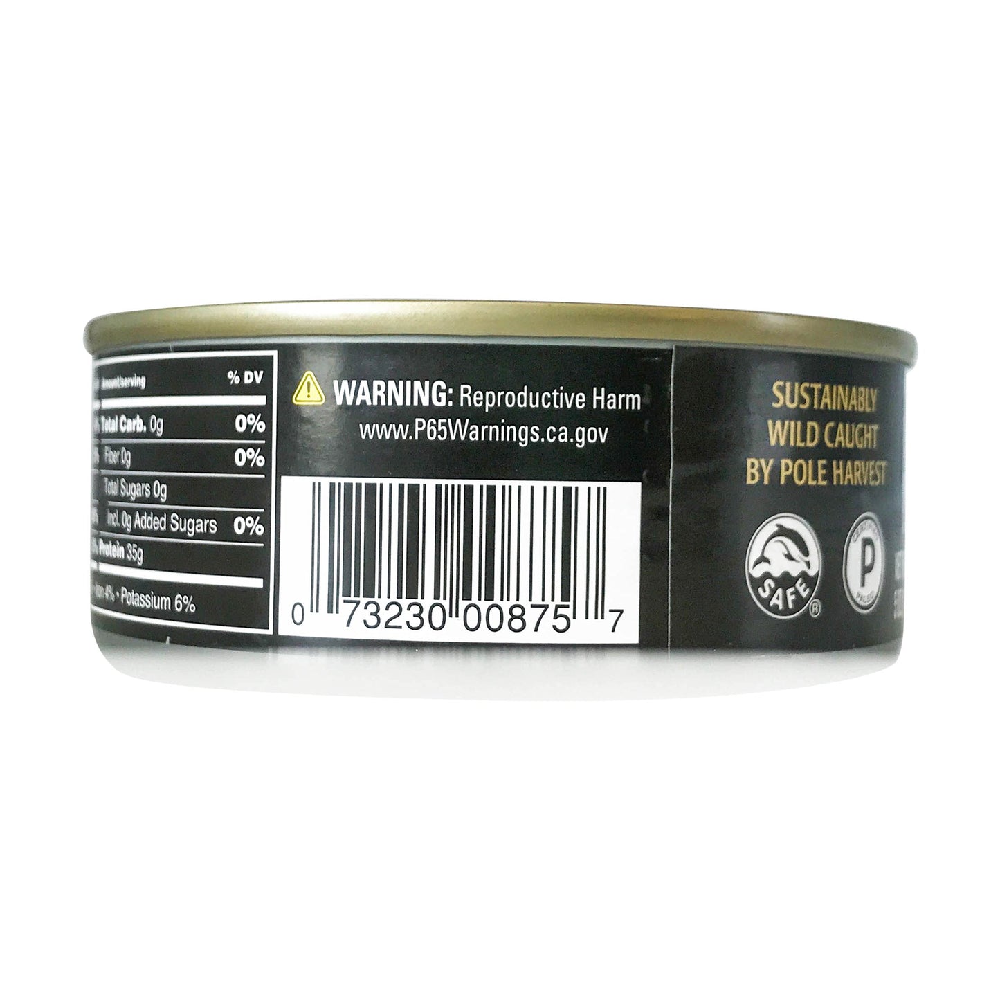 Crown Prince Albacore Tuna In Spring Water, Solid White, 12 Count