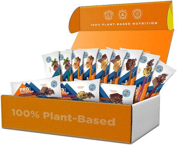 Probar - Protein Bar, Variety Pack, Non-Gmo, Gluten-Free, Healthy, Plant-Based, Whole-Food Ingredients, Natural Energy (12 Count