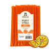 The Honey Jar Orange Flavored Honey Sticks - Pure Honey Straws For Tea, Coffee, Or A Healthy Treat - One Teaspoon Of Flavored Ho