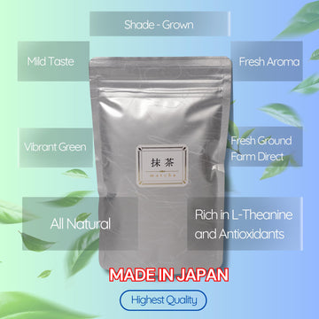 Satoen Authentic Japanese Ceremonial Grade Matcha Powder 3.52Oz (100G) - Matcha Ceremonial Grade Green Tea Powder From Spring Fi