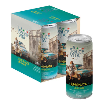 La Dolce Vita Italian Soda (Pack Of 4, Lemonade)