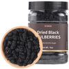 Top Grade Premium Dried Black Mulberries 9 Oz/254G,Big & Delicious,Hand Picked ????.No Sugar Added & No Additives.