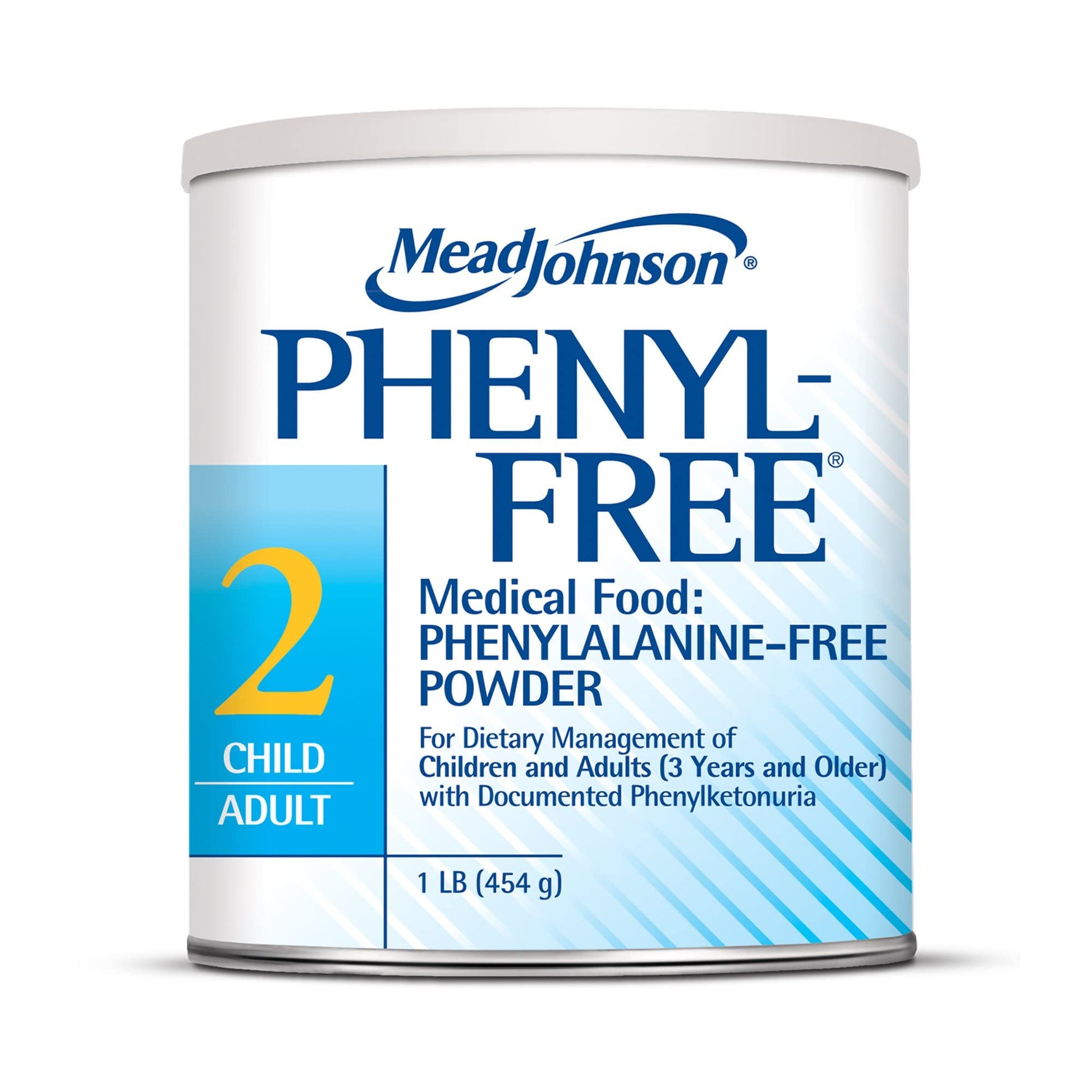 Mead Johnson Phenyl-Free 2 Can 1Lb For Children And Adults With Pku - Case of 6 - Model 008001