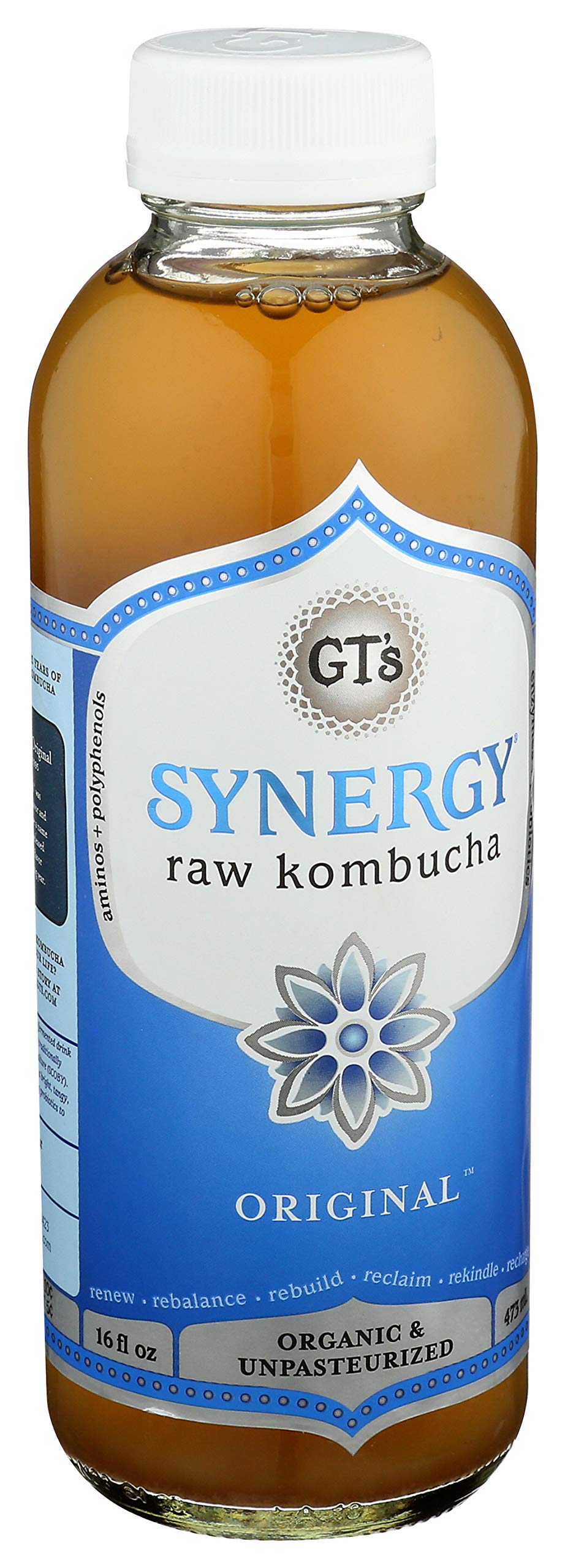 Synergy Kombucha Pure, Organic 16Oz