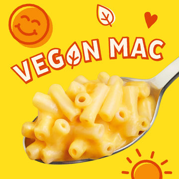 Annies Vegan Mac And Cheddar Flavor Sauce, Vegan Macaroni And Cheese Made With Organic Pasta, 4 Ct, 24 Oz