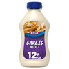 Kraft Mayo Garlic Aioli (12 oz Bottle)