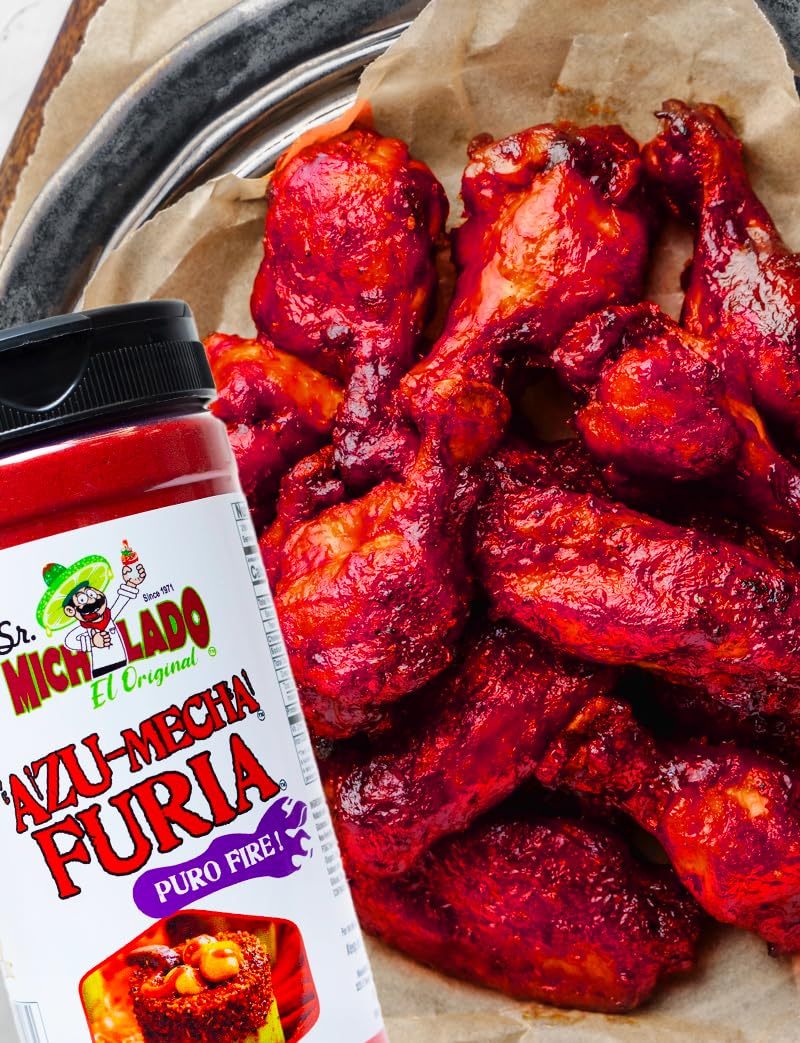 Fuego Powder Dust, Sr. Michelado Hot Chilli Lime 285G. Perfect For Potato Chips, Wing Seasoning, Popcorn, Corn, Fruit. And Chamo