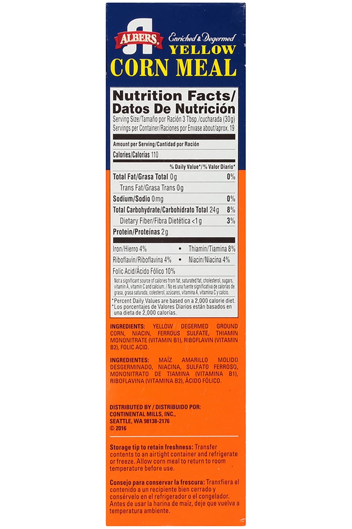 Albers Yellow Corn Meal, 20 Oz (Pack Of 3)