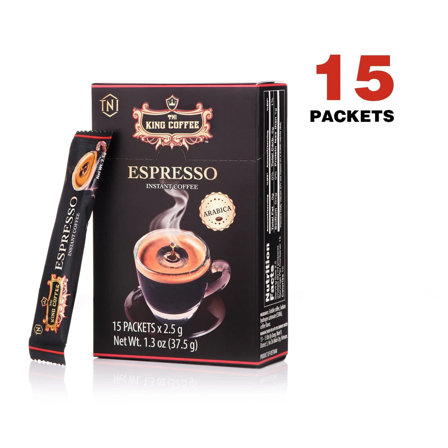 King Coffee Espresso, Vietnamese Instant Coffee Arabica, Medium Dark Roast, Trung Nguyen G7 Vietnamese Coffee Drip Gift Set, Vin