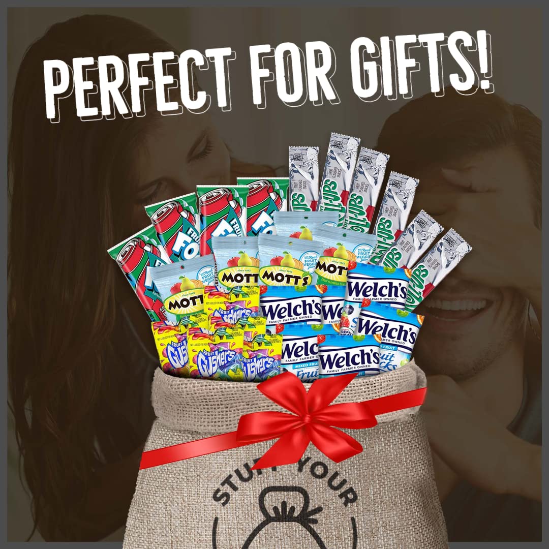 Fruit Snacks Variety Pack (40 Count) By Stuff Your Sack