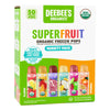 DeeBees Organics SuperFruit Freezie Variety Pack, 100% Real Fruit Freezer Pops, No Added Sugar, 50 Count