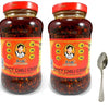 Spicy Chili Crisp Sauce 24.69oz/700g,Pack of 2 Comes with 1 Z. Emma spoon