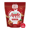 Gourmet Nut Simple Slices Organic Baked Apple Chips, USA Grown Apples, No Added Sugar, Red Apples, 3.5oz bags, Pack of 3, 10.5oz