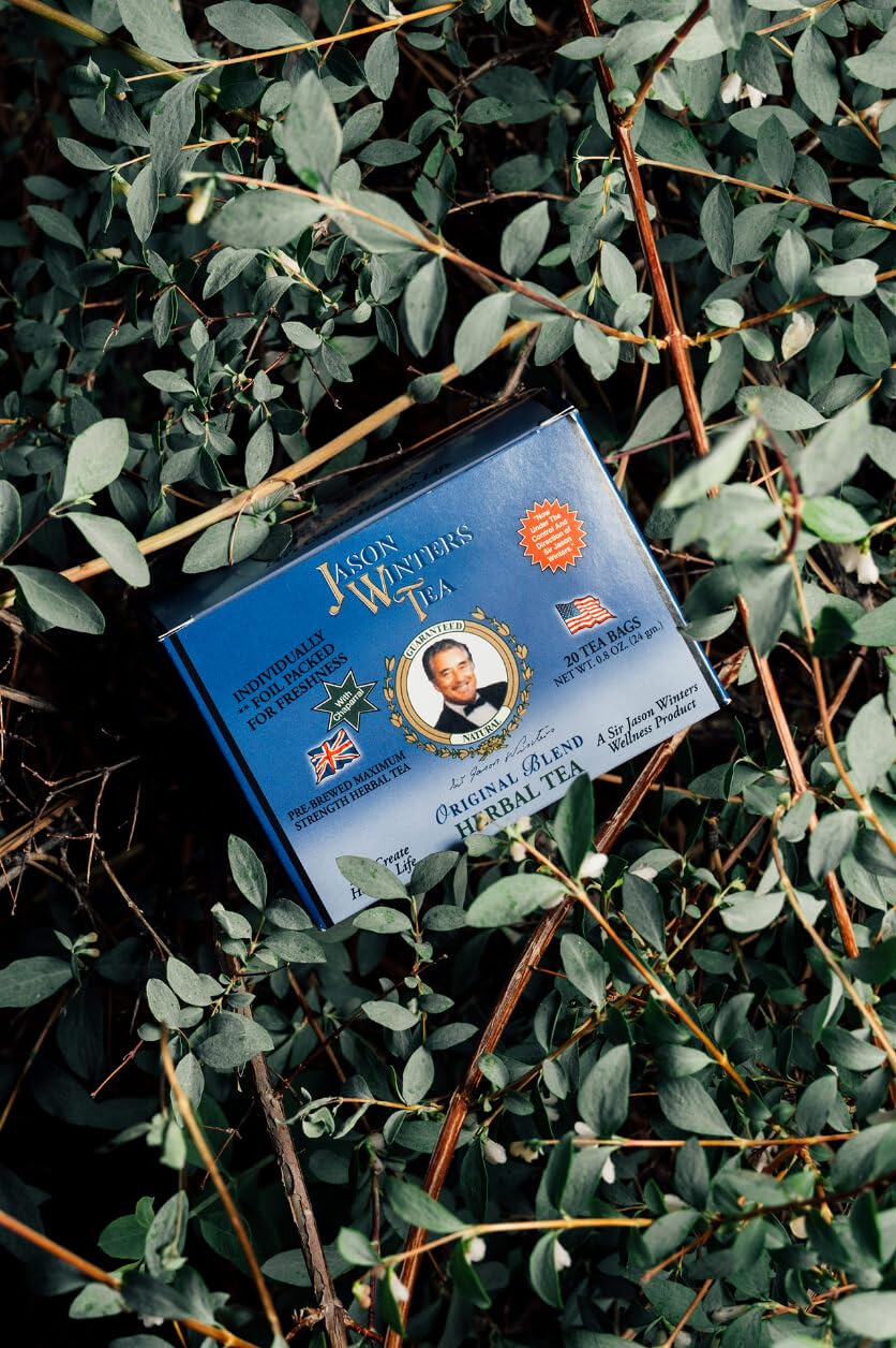 Jason Winters Herbal Tea Bags with Sage, 20 Count, Original Blend, Pack of 1
