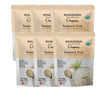 Khazana Organic Basmati Rice - Ready to Heat (6-Pack, 8.8oz) - Authentic, Aromatic & Flavorful Indian Grain - Non-GMO, Vegan, Gl