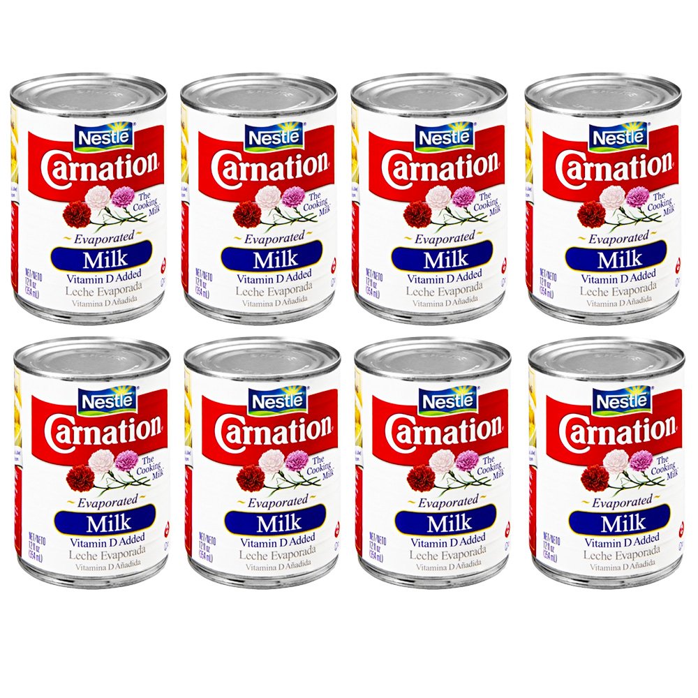 Nestl Carnation Evaporated Milk 12Oz (Pack Of 8)