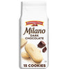 Pepperidge Farm Milano Dark Chocolate Cookies, 6 OZ Bag, 15 Cookies, Brown