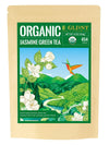 Gldnt Organic Jasmine Green Tea, Organic Jasmine Green Tea Loose Leaf With Delightful Aroma, Delicate And Smooth Flavor, Hot & Iced Tea, 16 Ounce