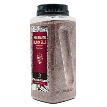 Soeos Himalayan Black Salt Fine Black Himalayan Salt, Natural Mineral Enriched, Great for Vegan Tofu Scrambles, Natural Faux Egg