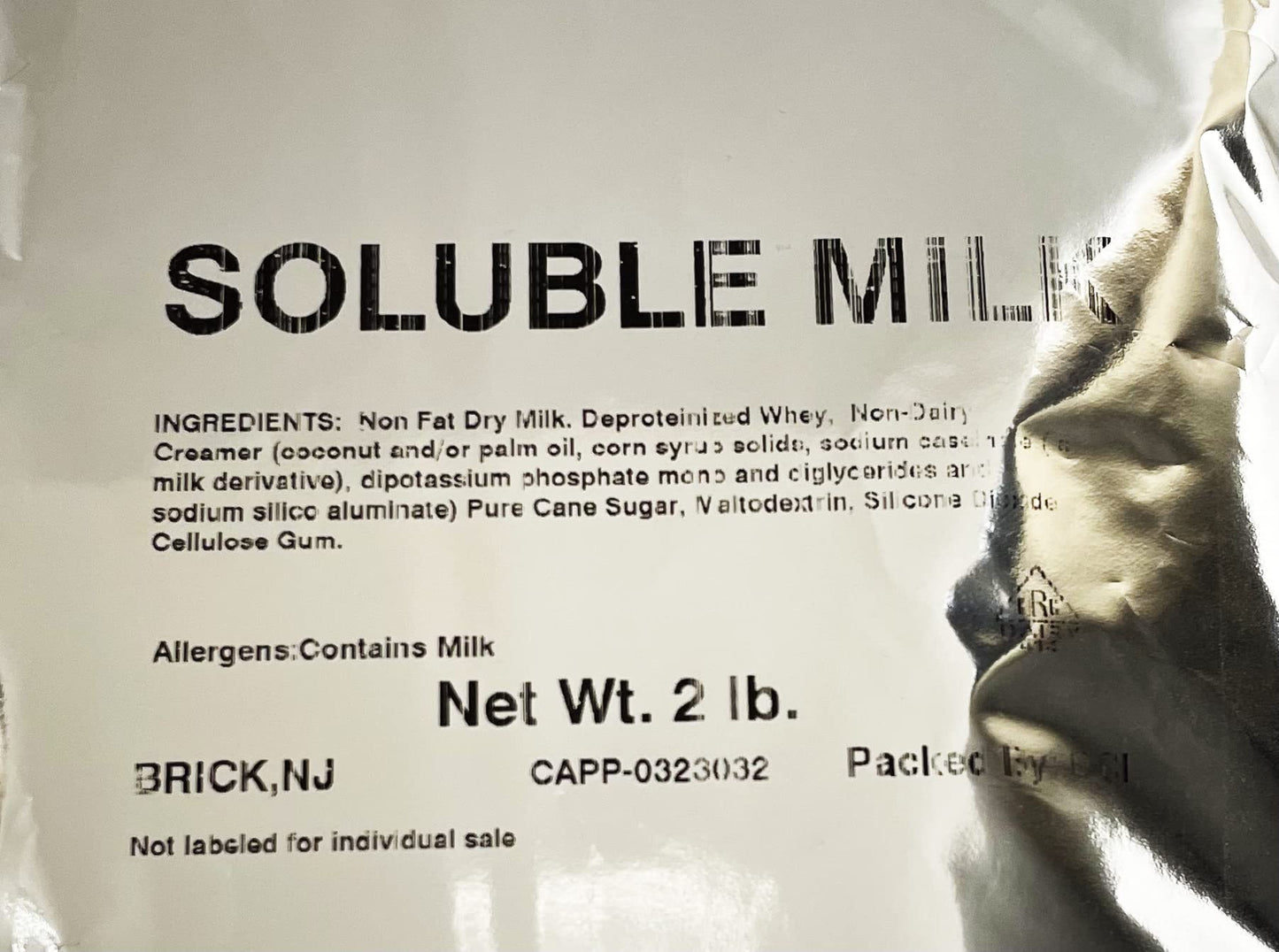 Brickhouse Frothy Milk Topping Mix - Soluble Milk Powder for Beverages, 32 oz (Pack of 6)
