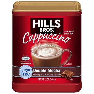 Sugar-Free Double Mocha Cappuccino Mix Instant Coffee Bundle To Enjoy Coffeehouse Flavor From Home, 12 Oz (Pack Of 3)
