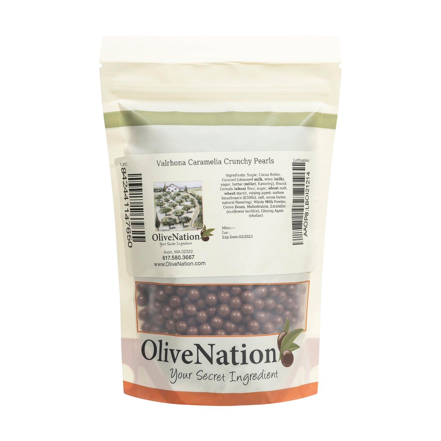 Valrhona Caramelia Crunchy Pearls 2 Lbs