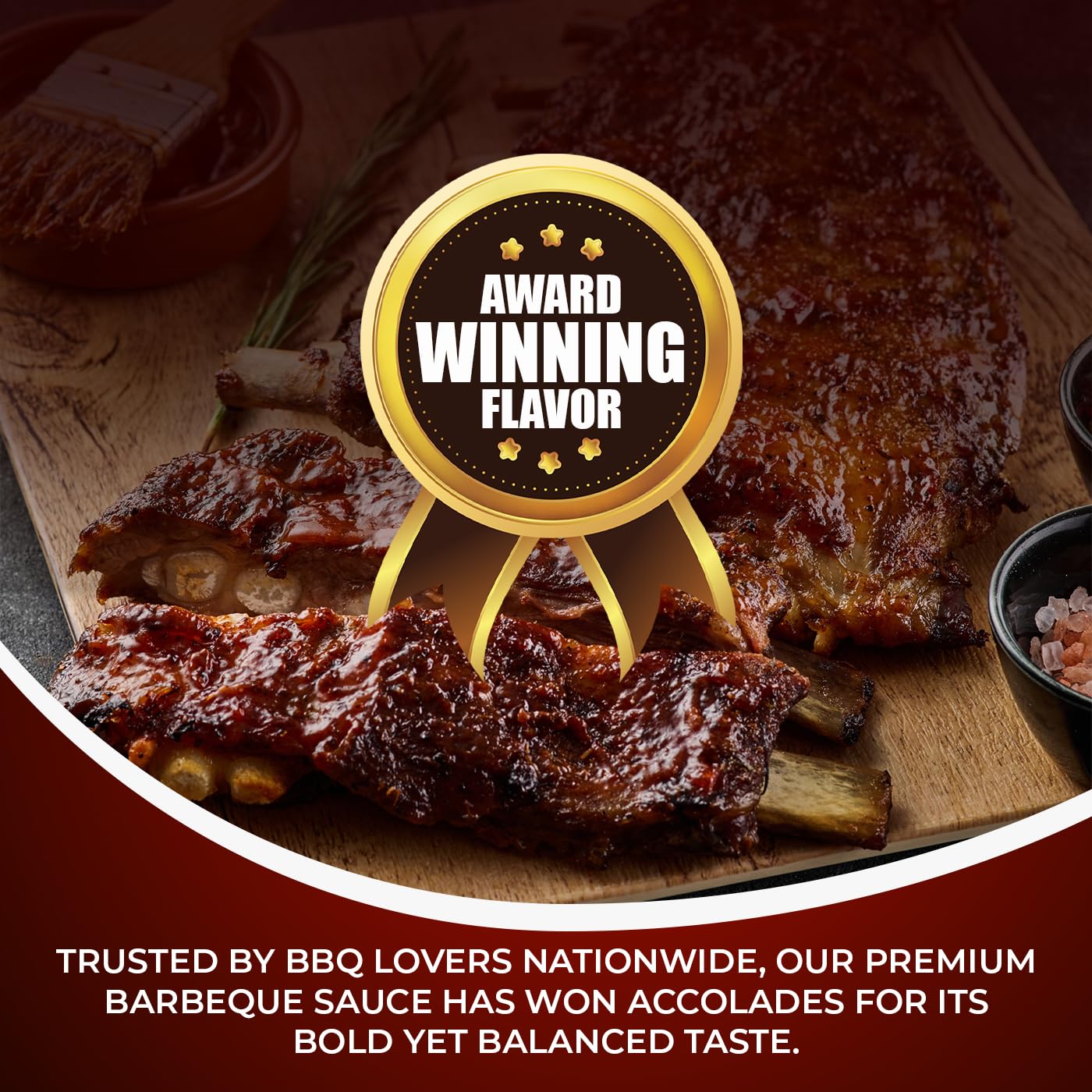 Lems Meat Varnish BBQ Sauce for Meat, Pork, Chicken - 15 oz Bottle - Ideal for Grilling, smoky aroma, Marinating, Basting