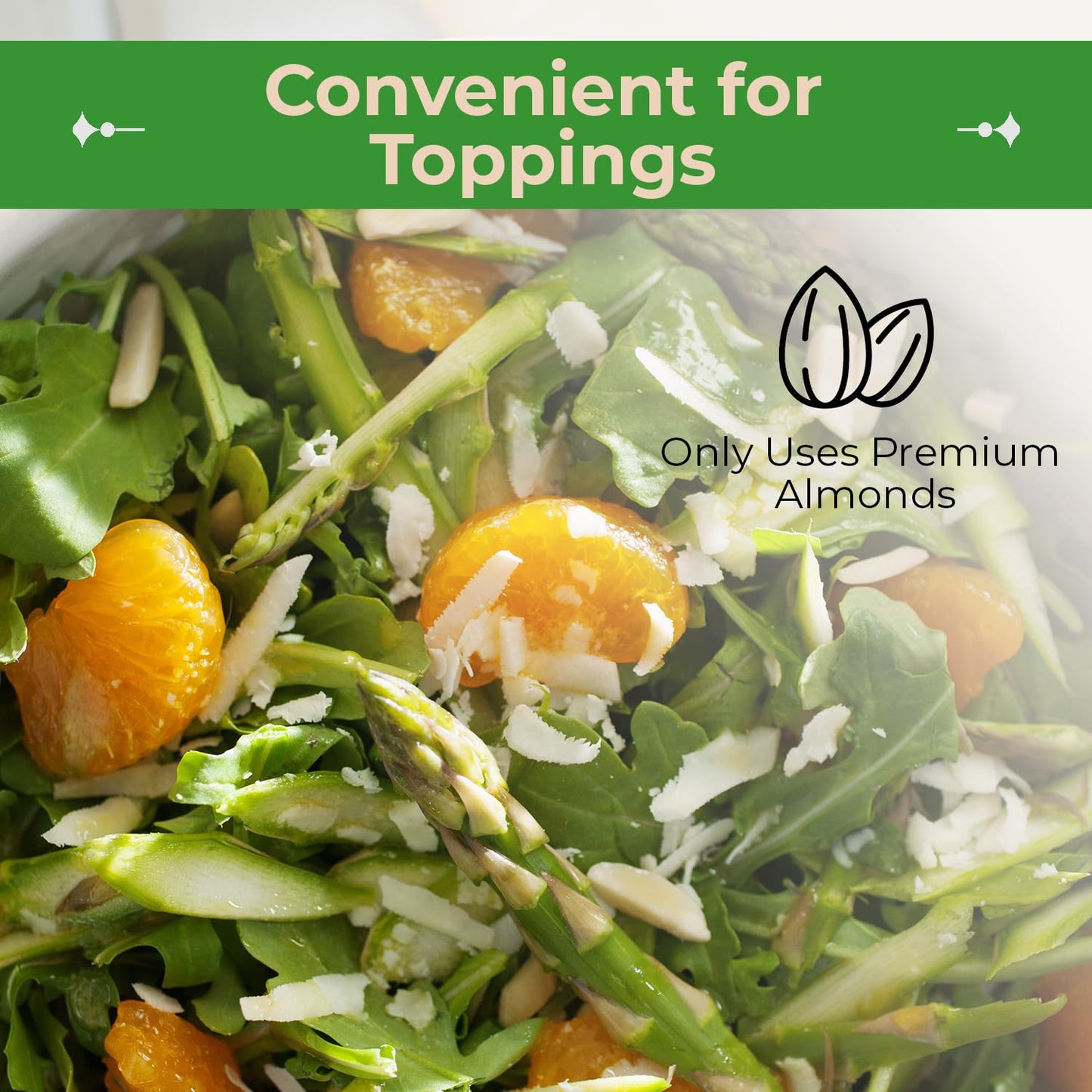 Sincerely Nuts – Raw Blanched Slivered Almonds | 1 Lb. Bag | Delicious Guilt Free Snack | Low Calorie, Vegan, Gluten Free | Gourmet Kosher Food | Source Of Fiber, Protein, Vitamins And Minerals