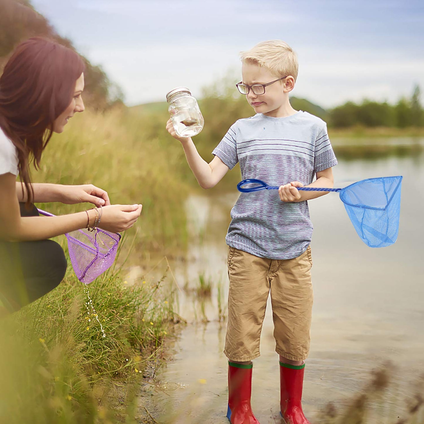 Oddspro Toddler Fishing Pole, Collapsible Fishing Pole And Reel Combo - Telescopic Fishing Pole For Boys Girls