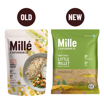Mille Little Millet Whole Grain | Kutki | Gluten Free | No Chemicals | High Plant Protein And Fibre | Sambar, Rajma, Dal Rice Re