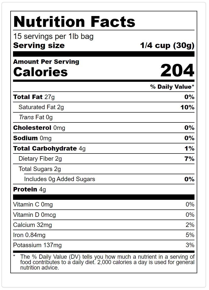 Bella Viva Orchards Organic Walnuts, 1 Lb Of Organic Walnuts