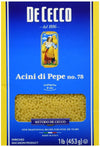 De Cecco Acini Di Pepe, 16oz Pack of 4