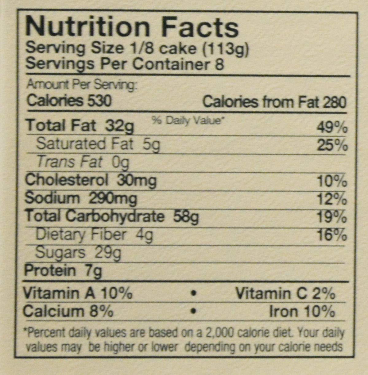 Southern Supreme Holiday Fruit Cake 2 Lb In Gift Box