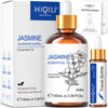 Hiqili Jasmine Essential Oil, Premium Quality Pure & Natural, For Diffuser, Sleeping, Massage, Skin Care, Perfume, Shampoo, Arom