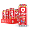 RYSE Fuel Energy Drink - Ring Pop Cherry - Sugar Free, Gluten Free, Vegan - 200mg Caffeine - 16 fl oz Cans (12-Pack)