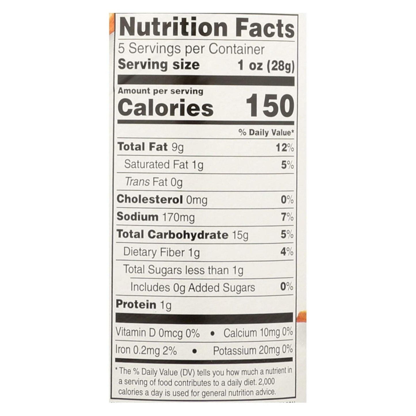 Sensible Portions Chip Veg Salt Vinegar Canister, 5 oz