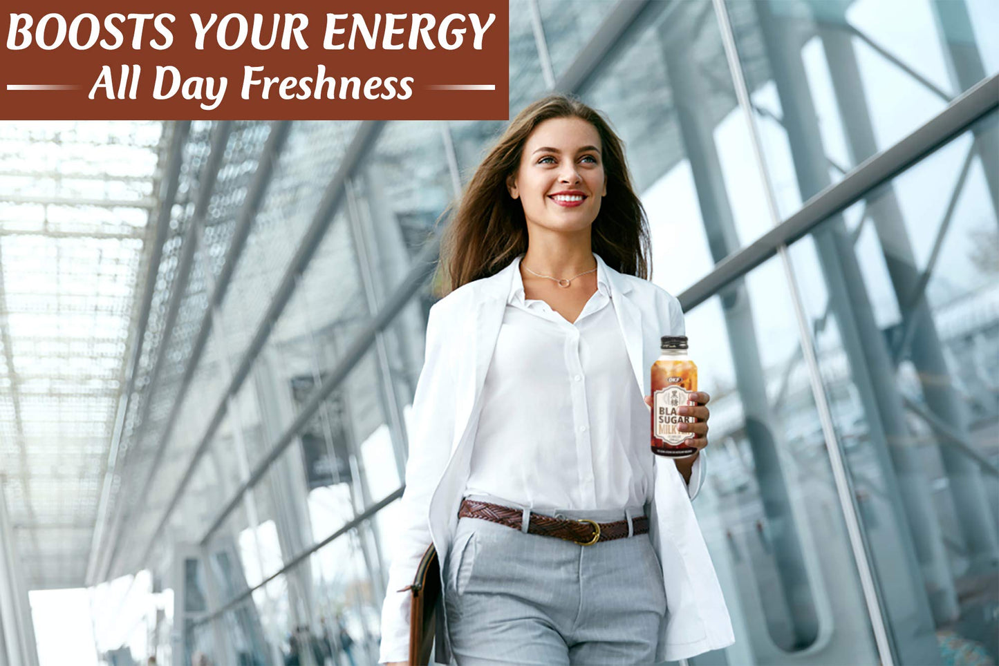 Okf Black Sugar Milk Tea, Boba' S Perfect Partner. 13.19 Fluid Ounce (Black Tea, 10 Pack)