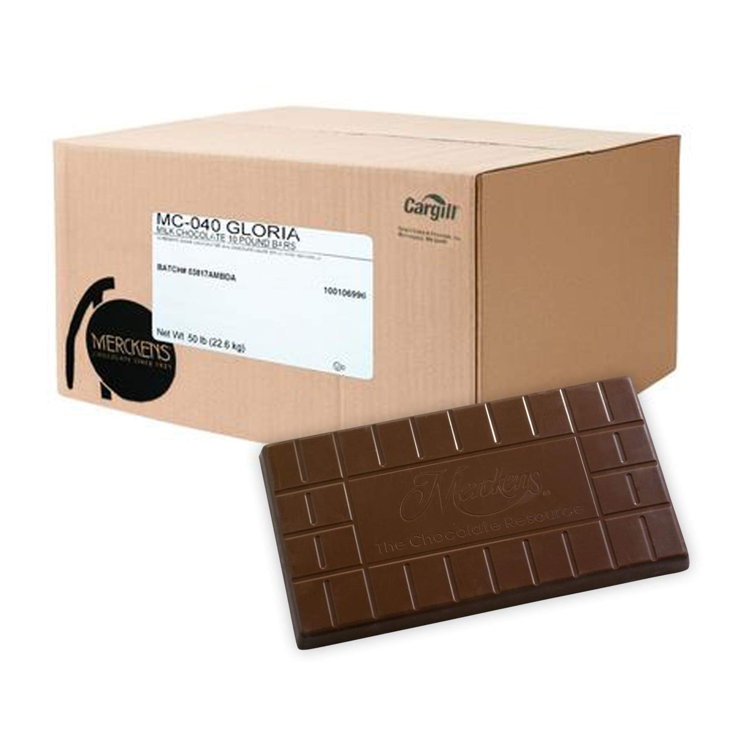 Merckens Baking Bittersweet Chocolate Coat, Dark Chocolate - Cargill Products, Kosher Certified, 50 lbs (Gloria)