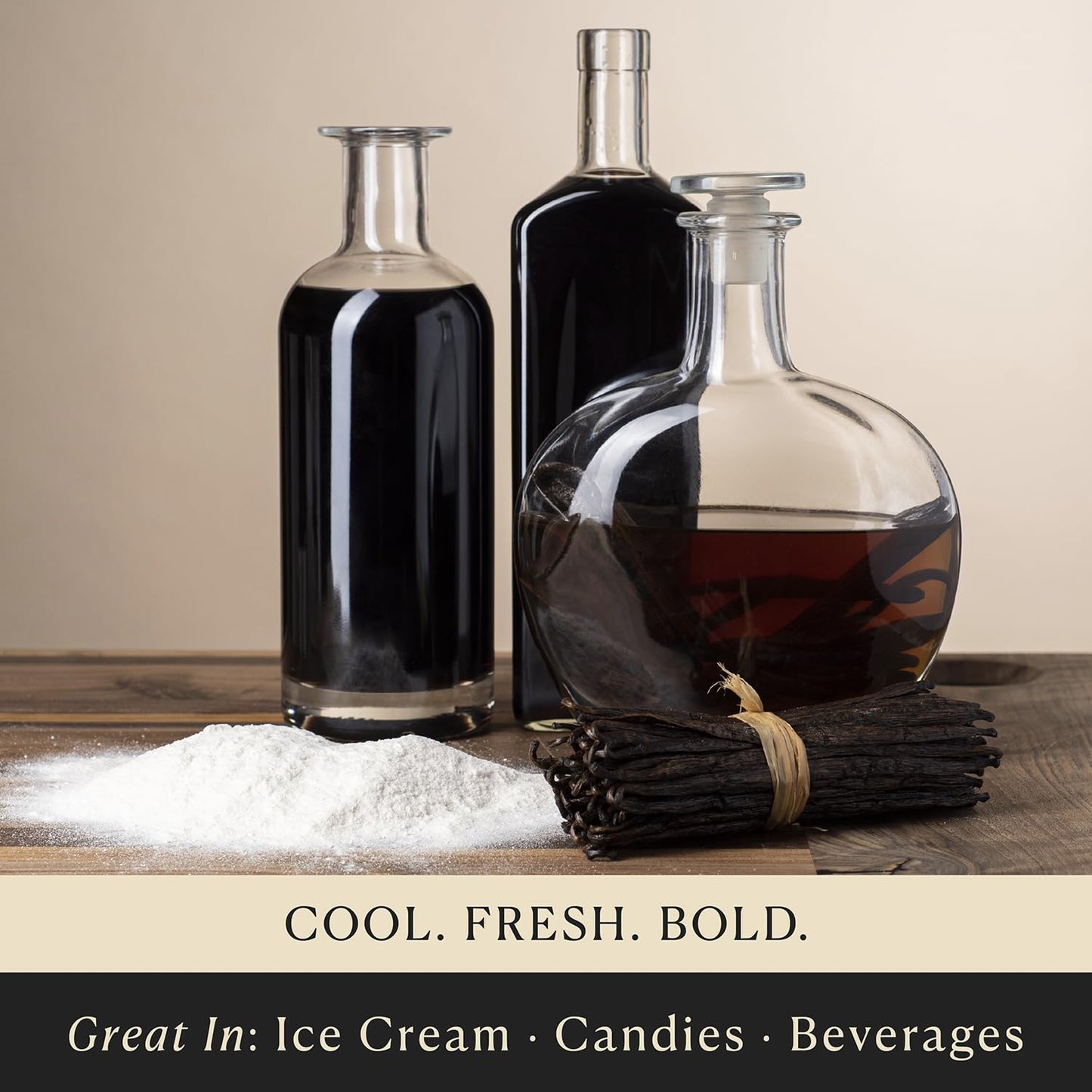 Cook'S, Organic Peppermint Extract, Premium Peppermint Oil, Crafted In The Usa, 4 Oz