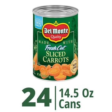 Del Monte Canned Fresh Cut Sliced Carrots, 14.5 Ounce (Pack of 24) 2400016299