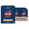 Barilla Orzo Pasta 16 Oz. Box (Pack Of 16) - Non-Gmo Made With Duflavor Blend Wheat Semolina - Kosher Certified